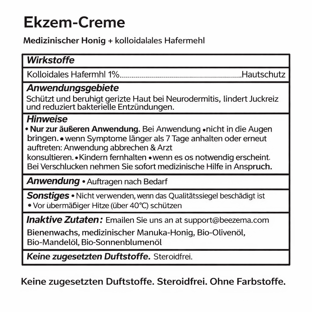 Beezema Honey Baby Ekzem-Beruhigungscreme